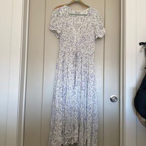 Lucky Brand floral midi dress